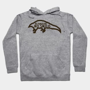 No pangolin smile love nature picture vibes animal Hoodie